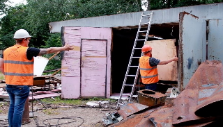 Демонтаж гаражей в Кохме, цена от 1727 руб. – услуги под ключ от 2Землекопа-Кхм